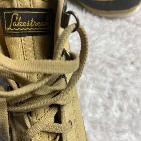 Unisex Hodgman Khaki Tan Steel Shank Caster Wading Fishing Boots19201 M7 W10 - Picture 10 of 12